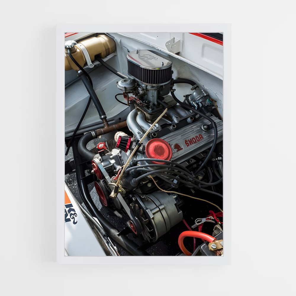 Poster Éclatant RS Mystique – affiche Skoda (vue 3)
